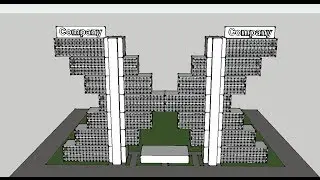 Hotel -- Sketchup Speed Build