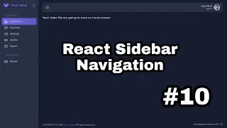 React Admin Dashboard ||Sidebar Navigation|Routing|Dark Theme||Full Stack||Real time project 🔥🔥🔥#10