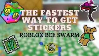 The FASTEST Way To Get Stickers: Roblox Bee Swarm Simulator🐝