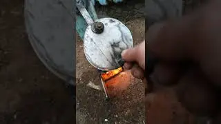 Из металлолома печь-ракета