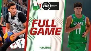 Egypt 🇪🇬 v Brazil 🇧🇷 | Men | Full Pool Game | FIBA 3x3 U18 World Cup 2024