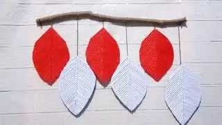 hiasan gantung dari barang bekas #diy #diyart #tutorial #17agustus #homedecor