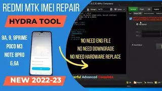Redmi 9,9a 9Prime, Note 8Pro,6a imei Repair By Hydra Tool | Without Eng | Xiaomi poco IMEI Repair
