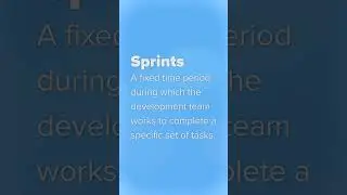 What is Agile Development: Sprints