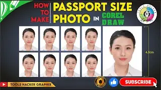 How to Make Passport Size Photo in Corel Draw by Tools Hacker Graphix