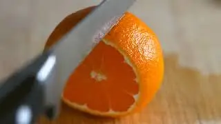 очистить апельсин