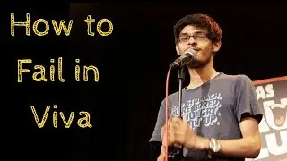 How to Fail in Viva | Stand-Up Comedy by Mohd Suhel (With Lyrics)
