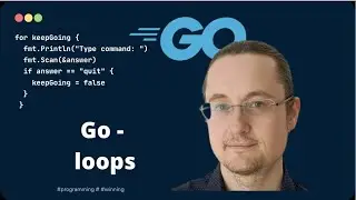 [6] Go/Golang loops course tutorial part6 