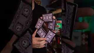 Nightmare Before Christmas Card Shuffling😱 #shorts #viralvid #viral_video #cards #shuffling #asmr