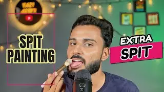 Asmr Spit Painting Extra Spit Feel Sleep #asmr #asmrspitpainting #asmrsleep