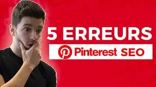 Les 5 erreurs à ne pas faire en organique sur Pinterest