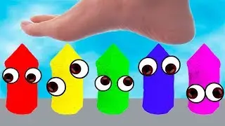 Учим цвета и фигуры на английском языке | Learn Colors | Ангдийский для Детей Играя