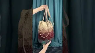 Связала сумку ПО ПОЖЕЛАНИЯМ ЗАКАЗЧИЦЫ #вязанаясумка #вязаниекрючком #сумкакрючком #вязание#рукоделие