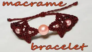 БРАСЛЕТ МАКРАМЕ. MACRAME BRACELET.