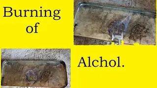 Burning of Alcohol || Ethanol || Alcohol