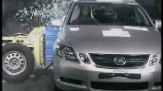 Краш-тест Lexus GS от EuroNCAP. Боковой удар