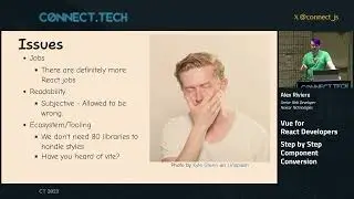 Connect Tech 2023   Vue for React Developers   Alex Riviere