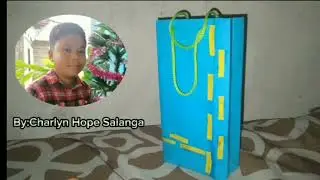 DIY |HOW TO MAKE PAPER BAG #schoolprojectpaperdesign #schoolproject