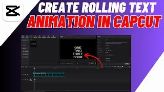 How to Create a Rolling Text Animation in CapCut PC | Vertical Scrolling or Rolling End Credits Text