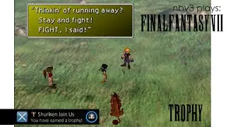 Getting the Final Fantasy 7 Shuriken Join Us Trophy PS4
