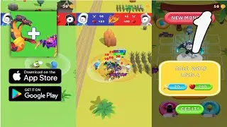 Monster Merge Master 3D Gameplay Walkthrough Part 1 Level 1 ~ 9 (Android, IOS)