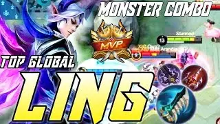 Ling monster skill combo deleted enemy | Ling item build 2021 | top global Ling ~ Mobaplays