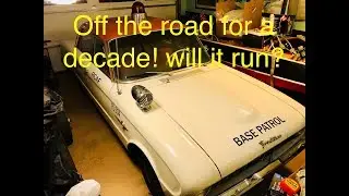 Squad Car Project Part 2,  We attempt the first start in a decade!