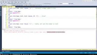SQL Identity Basics