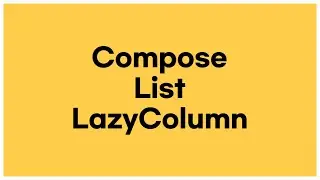 [안드로이드 코틀린] Compose LazyColumn - 간단한 리스트 보여주는 방법