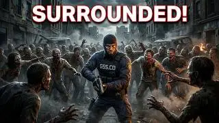 Police defeating zombies in daylight.【Grand Zombie Swarm】 GamePlay 🎮📱