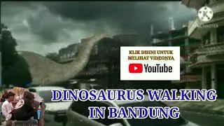 DINOSAURUS WALKING IN BANDUNG#VIDEO EDITAN#KINEMASTER#GREEN SCREEN
