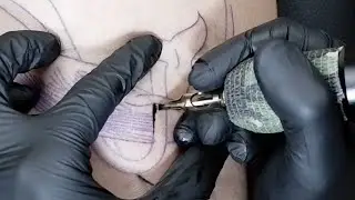 Whale Tattoo | Time Lapse | Real Time