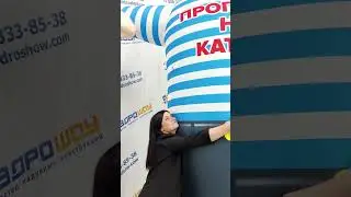 Надувной человечек с машущей рукой / Моряк - Аэромен с подсветкой для рекламы прогулки на катере⛵⚓