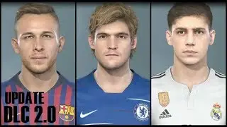 PES 2019- 45 NEW FACES DLC 2.0 UPDATE (PART1 )