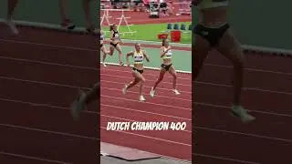 Ready for the FBK Games ❤️‍🔥 #fbkgames #400m #dutch #champion