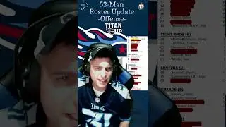 Tennessee Titans 53 Man Roster Offense #titanup #titans #nfl #fyp #afcsouth #afc #sports #football
