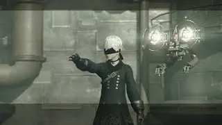 NieR: Automata (48) Модуль добычи ресурсов. Гнев 9S. Старые друзья. Высадка YoRHa в Перл-Харборе