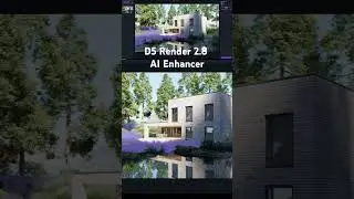 D5 Render Built in AI Enhancer in 3D Rendering is Amazing!