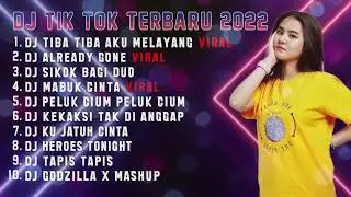 DJ TIK TOK TERBARU 2022 - DJ TIBA TIBA AKU MELAYANG JEDAG JEDUG FULL BASS MANGKANE