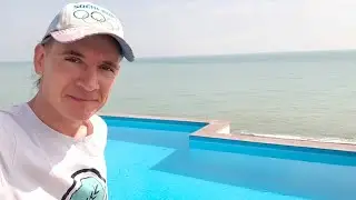 Abkhazia May 19, 2023 Tsandripsh Hotel Sea