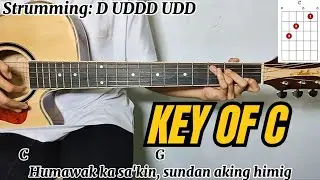 Lihim - Arthur Miguel Guitar Tutorial | Key of C (Guitar Play Along) Female Key