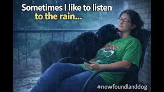 Today it is raining, we are relaxing 