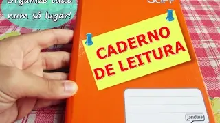DIY: Caderno de Organização de Leitura