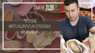 WHAT was IT? OYSTER or FAT. Day 13 of my STARVATION #diet #challenge #oyster #hunger #fat #500kcal