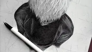 Tokyo Ghoul Artwork (ASMR but you can hear crows noise,noisy neighbor,pen stroke,pencil,my pain)