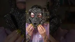 i bought every bedazzled thing at my local costume shop ☠️✨🔪 #asmr