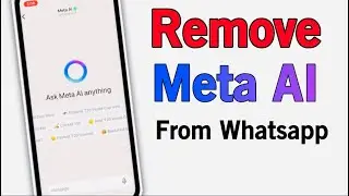 Remove Meta AI From Whatsapp On Iphone/ Android 2024 . Possible 😱Remove Meta AI