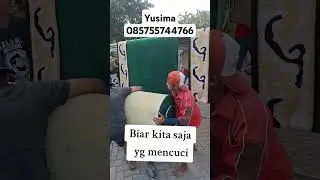 Cuci karpet masjid jumbo #mesincucikarpet #cucikarpetmasjid