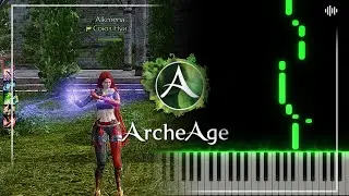 Flute Dot Skill (ArcheAge) - Synthesia / Piano Tutorial