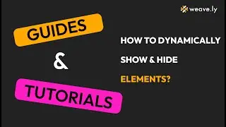 How to Dynamically Show and Hide Elements in Figma? - Tutorial